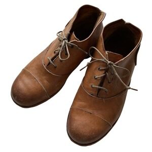 Timberland Boot Company Leather Boots Men's Size 7 Lace Up Cap Toe Shoes 10328